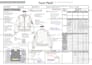 professional fashion tech packs and flat drawings